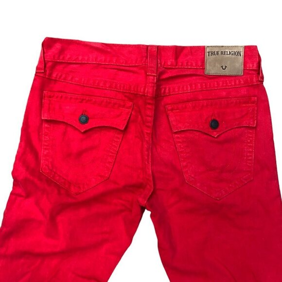 True Religion Jeans Size 34 RICKY Red - Picture 8 of 9
